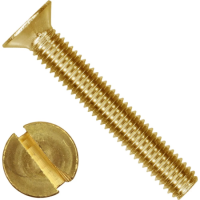 Винт М2х3 DIN 963 латунь